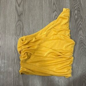 One Shoulder Crop top